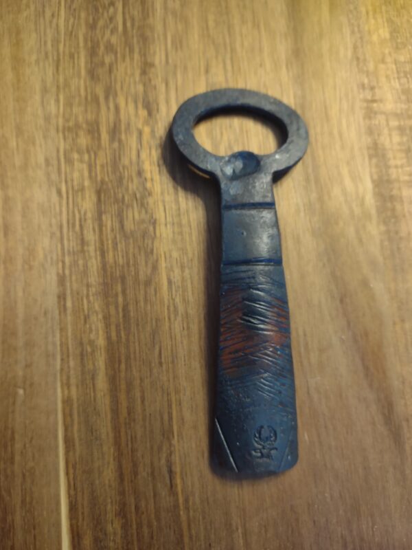 Hand Forged Bottle Opener - Customized Initials Included! - Image 3