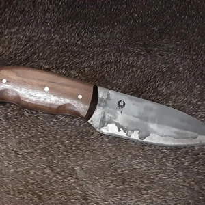 Go Mai Damascus Knife with Walnut Handle