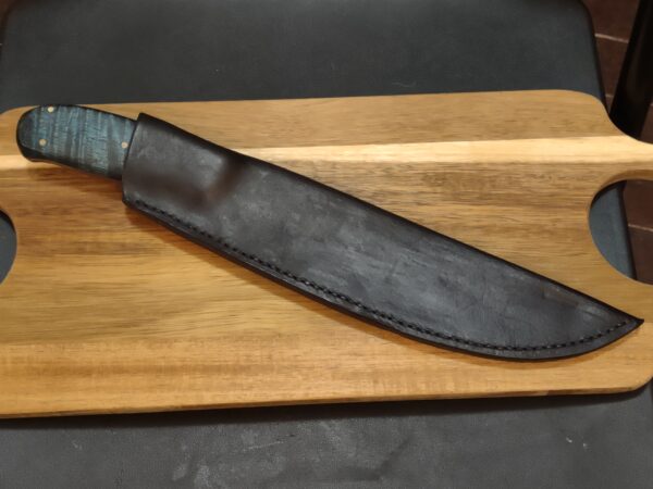 288 Layer Raindrop Damascus Drop Point Hunter - Image 2