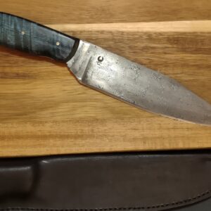 288 Layer Raindrop Damascus Drop Point Hunter