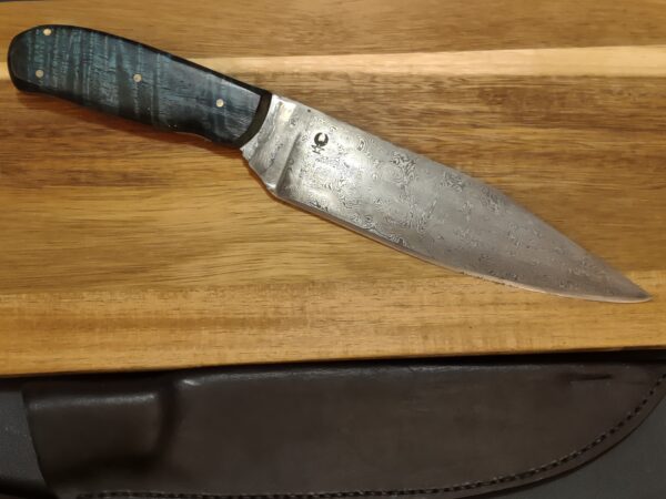 288 Layer Raindrop Damascus Drop Point Hunter