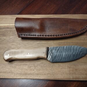 10 Layer Twister Pattern Damascus Skinner