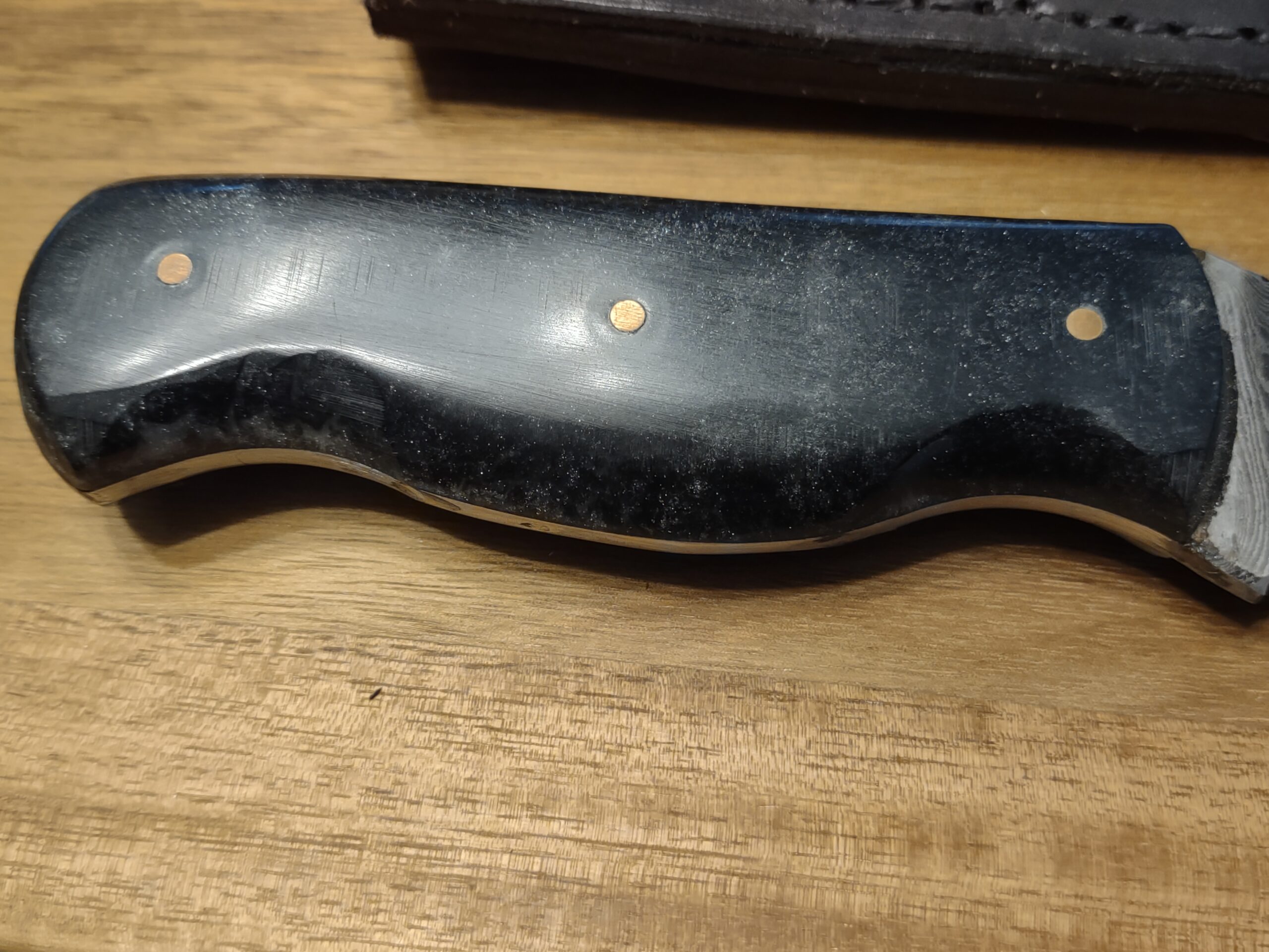 200 Layer Ladder Pattern Damascus knife - Image 9