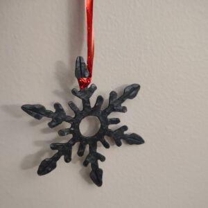 Hand Forged Snowflake Ornament