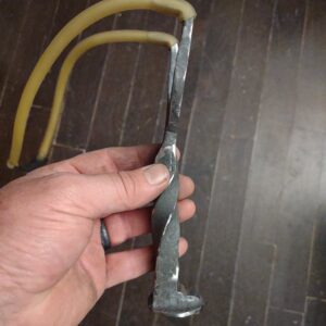 Slingshot  Forged From A Railroad Spike