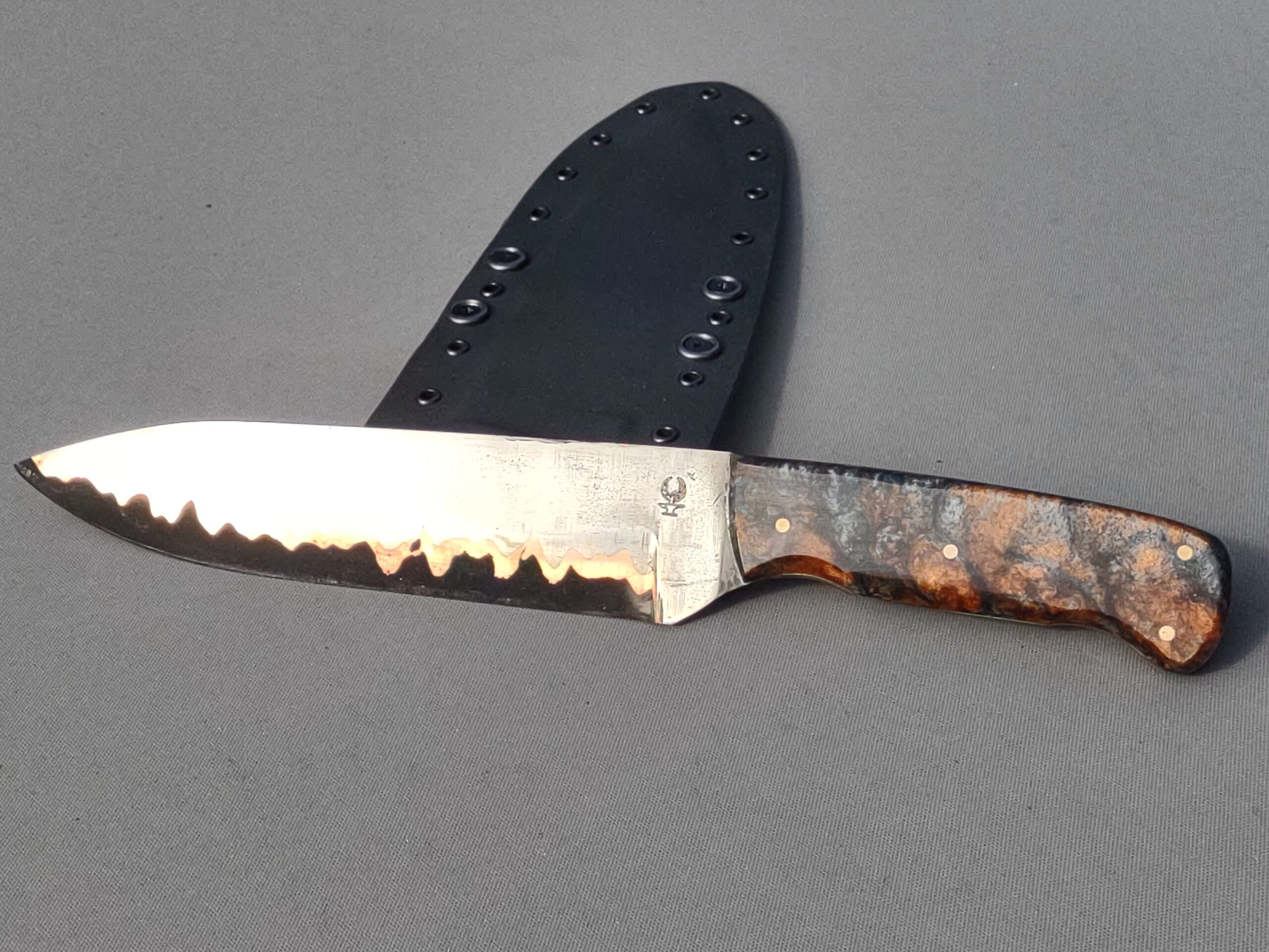 Cu-Mai Copper Damascus knife - Image 4